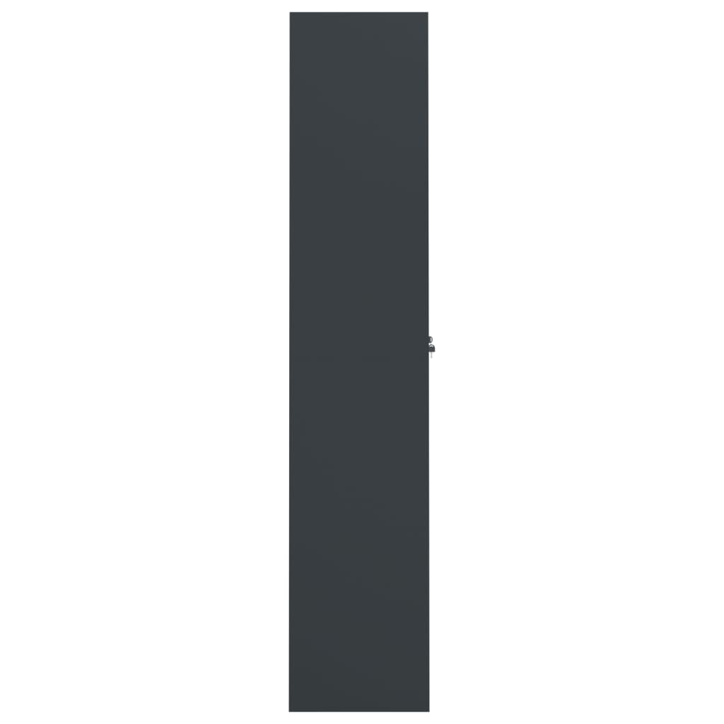 Classeur anthracite 90x40x200 cm Acier - XIOS