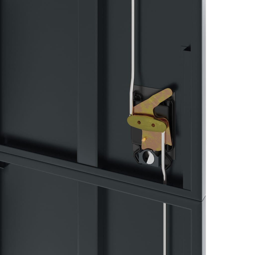 Classeur anthracite 90x40x200 cm Acier - XIOS