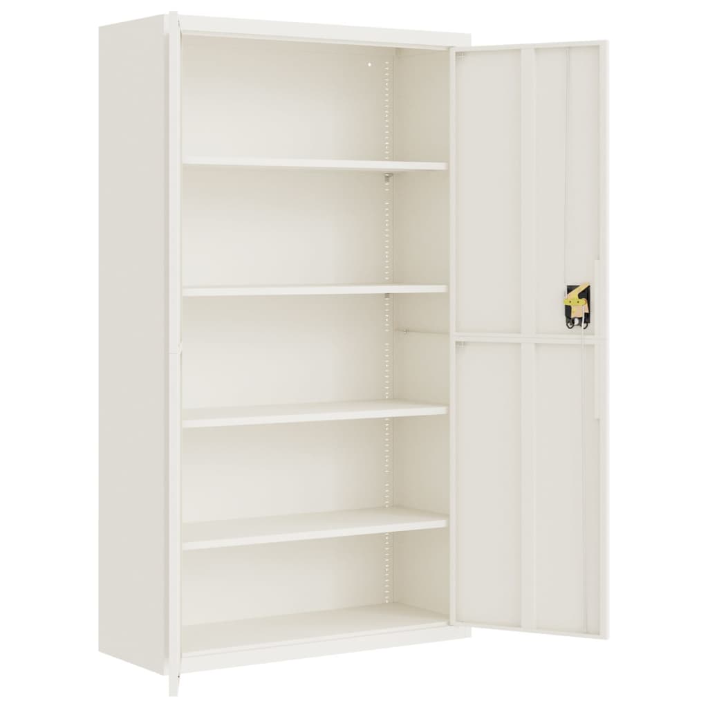 Classeur blanc 105x40x180 cm acier - XIOS