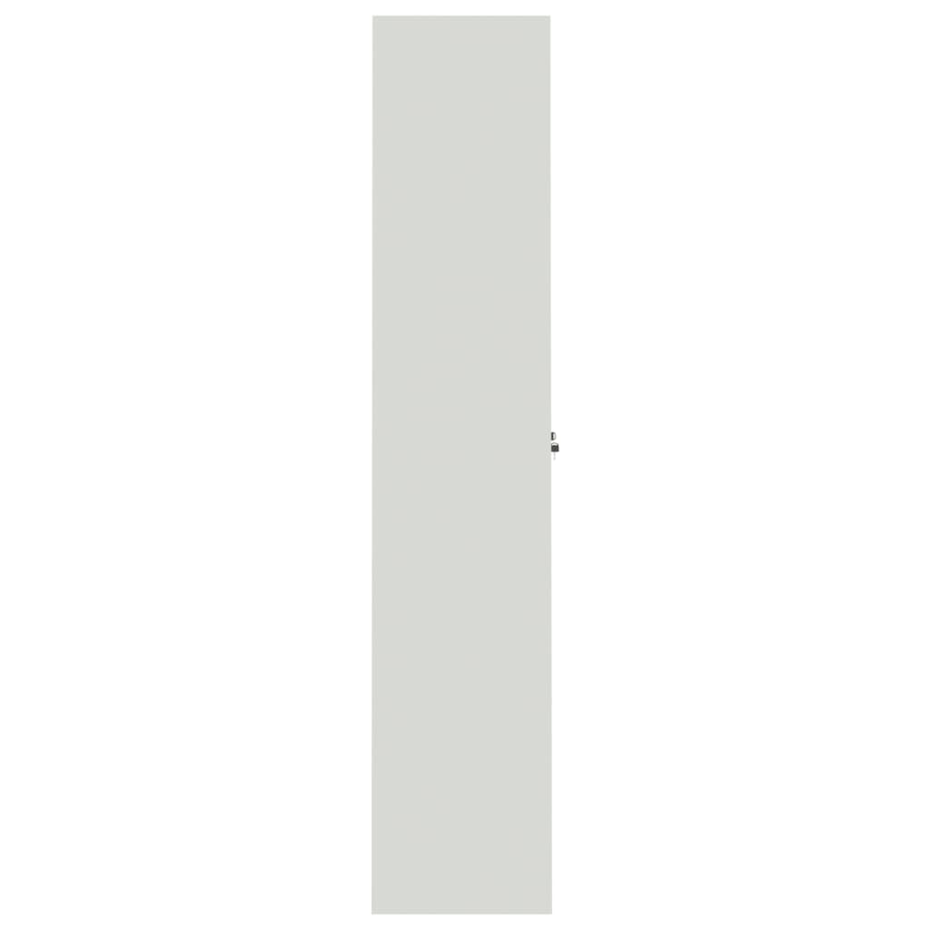 Classeur gris clair 105x40x180 cm acier