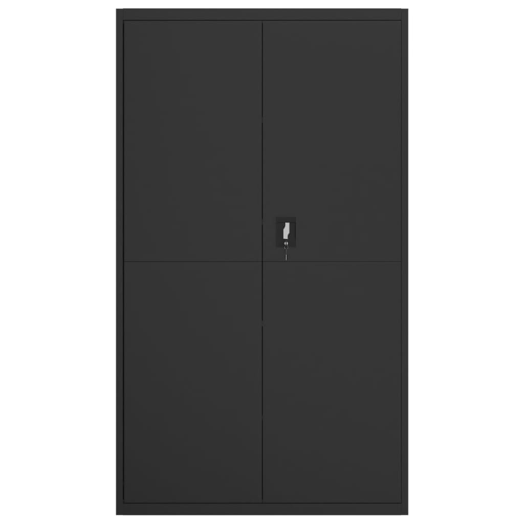 Classeur noir 105x40x180 cm acier