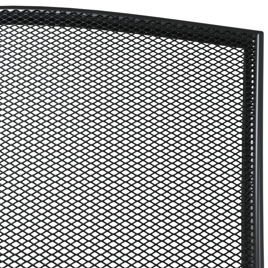 Ensemble à manger de jardin 5 pcs anthracite acier