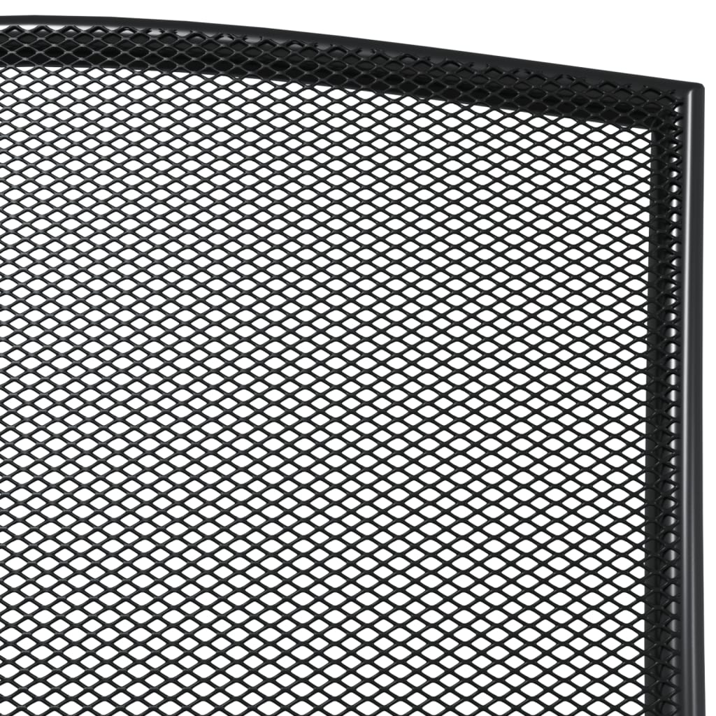 Ensemble à manger de jardin 5 pcs anthracite acier