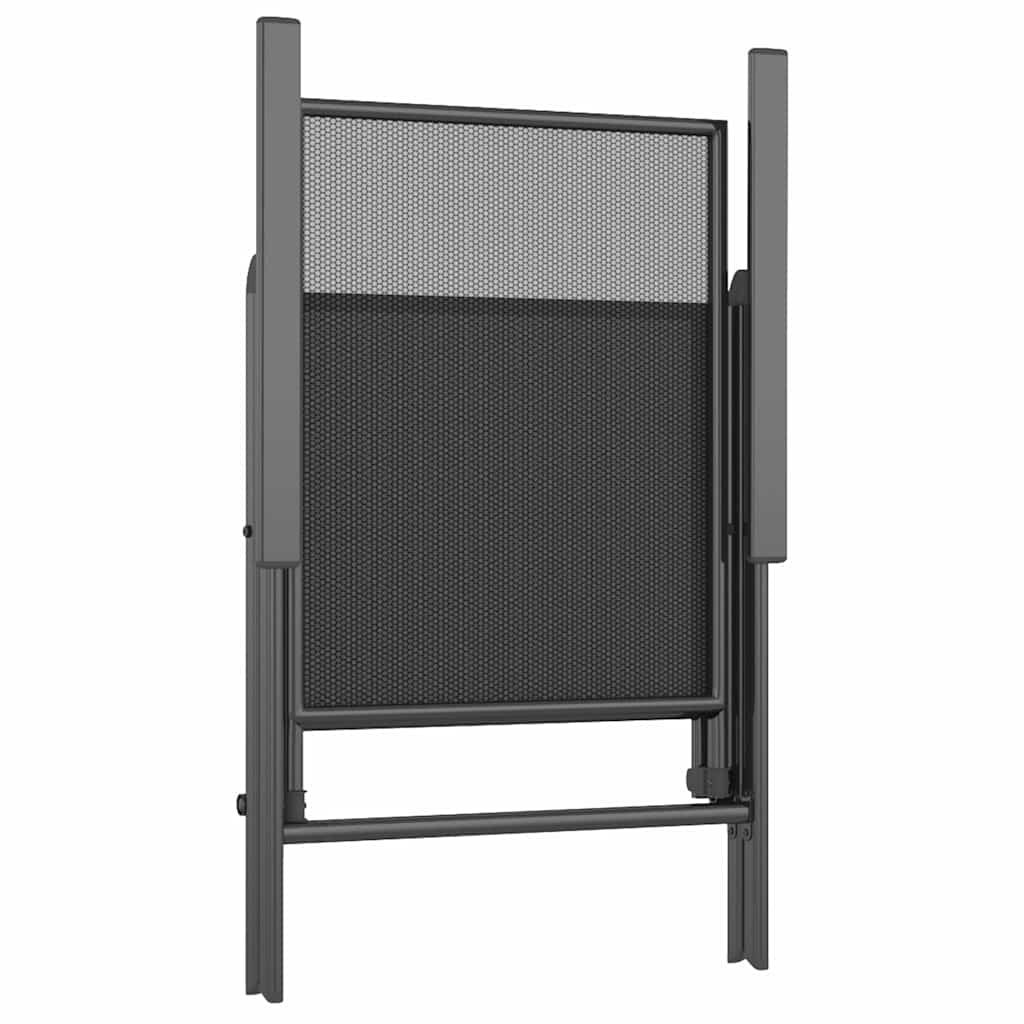 Ensemble à manger de jardin 3 pcs anthracite acier