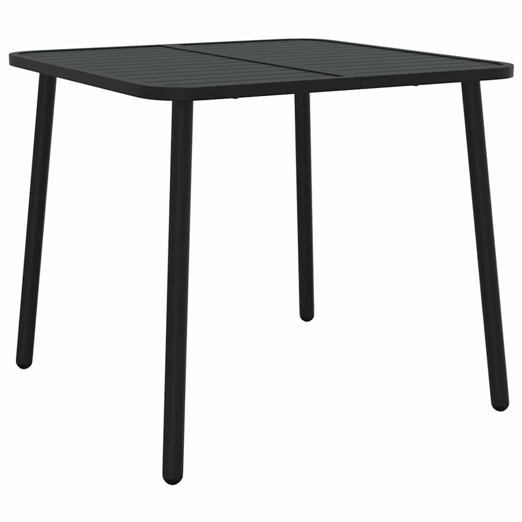 Ensemble à manger de jardin 5 pcs anthracite acier