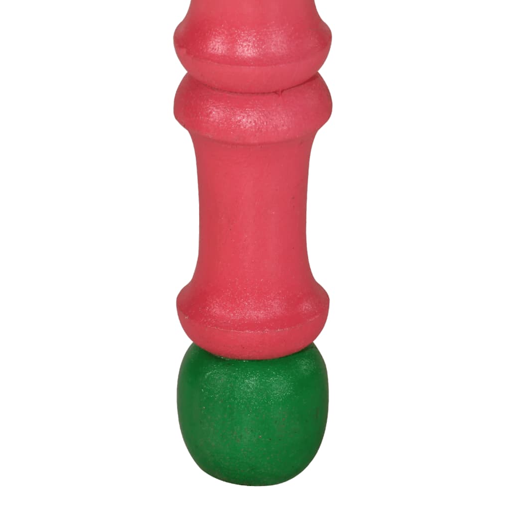 Table basse rose bois de manguier massif peint à la main - XIOS