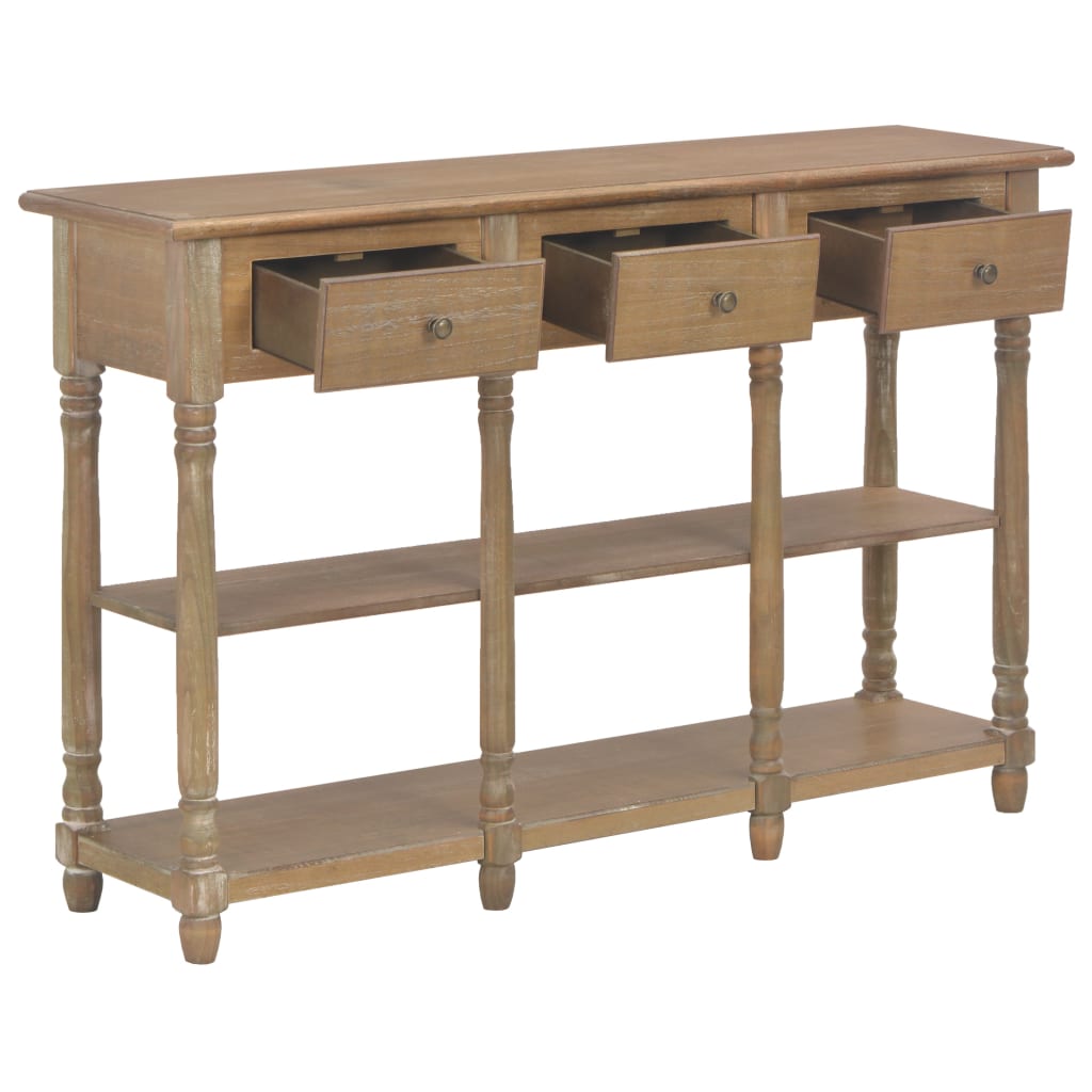 Table console 110x30x76 cm bois d'ingénierie - XIOS