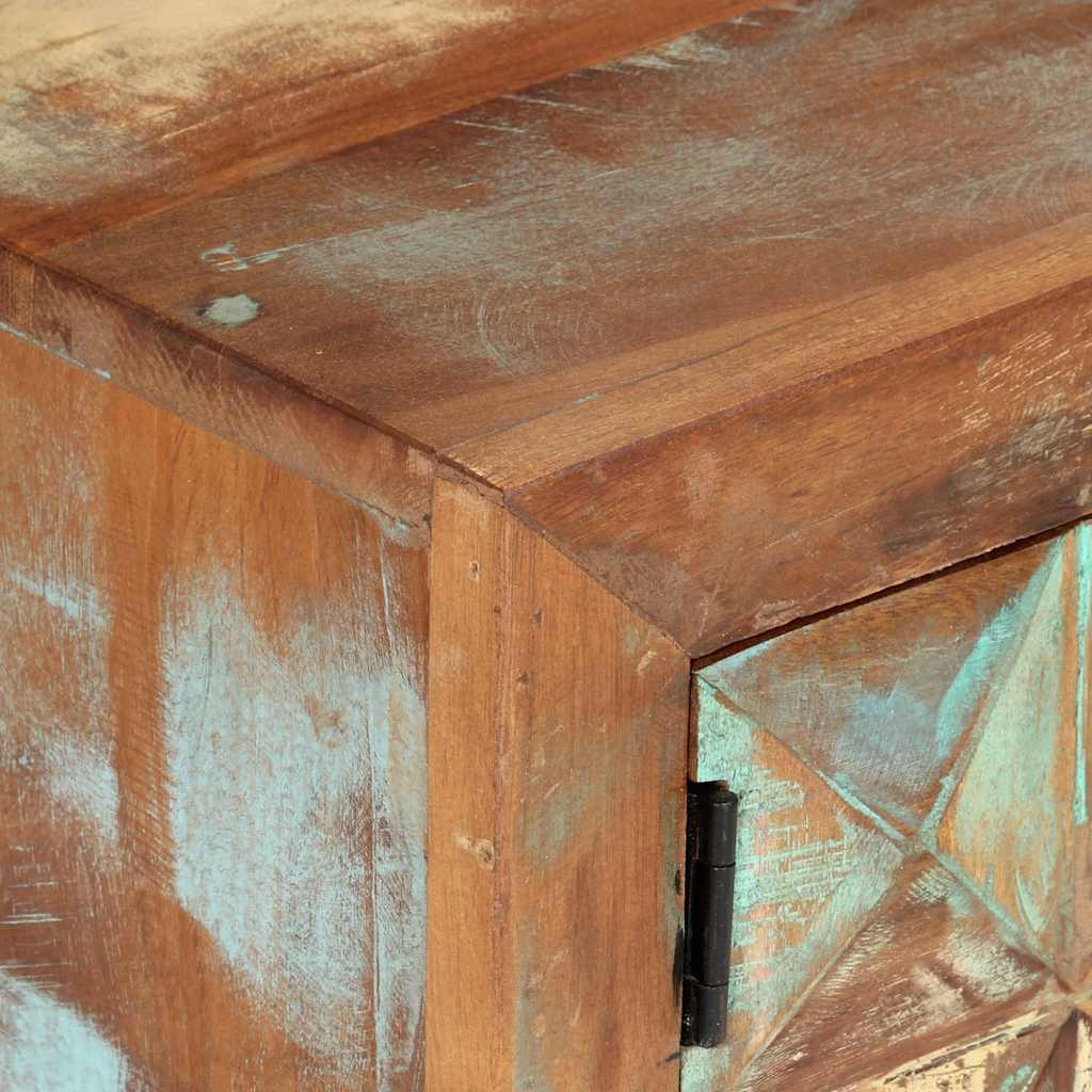 Meuble TV 112x30x45 cm bois massif de récupération - XIOS
