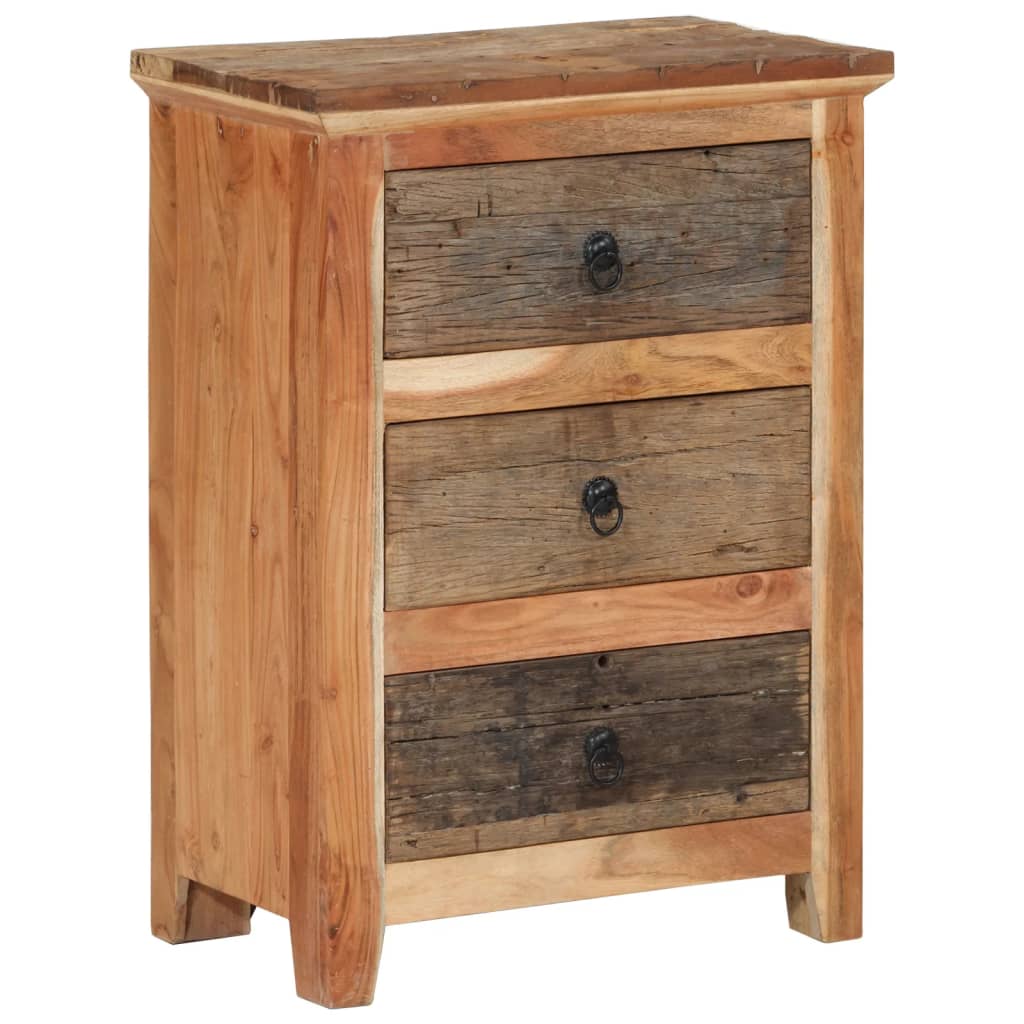 Armoire latérale 55x33x75 cm bois massif d'acacia - XIOS