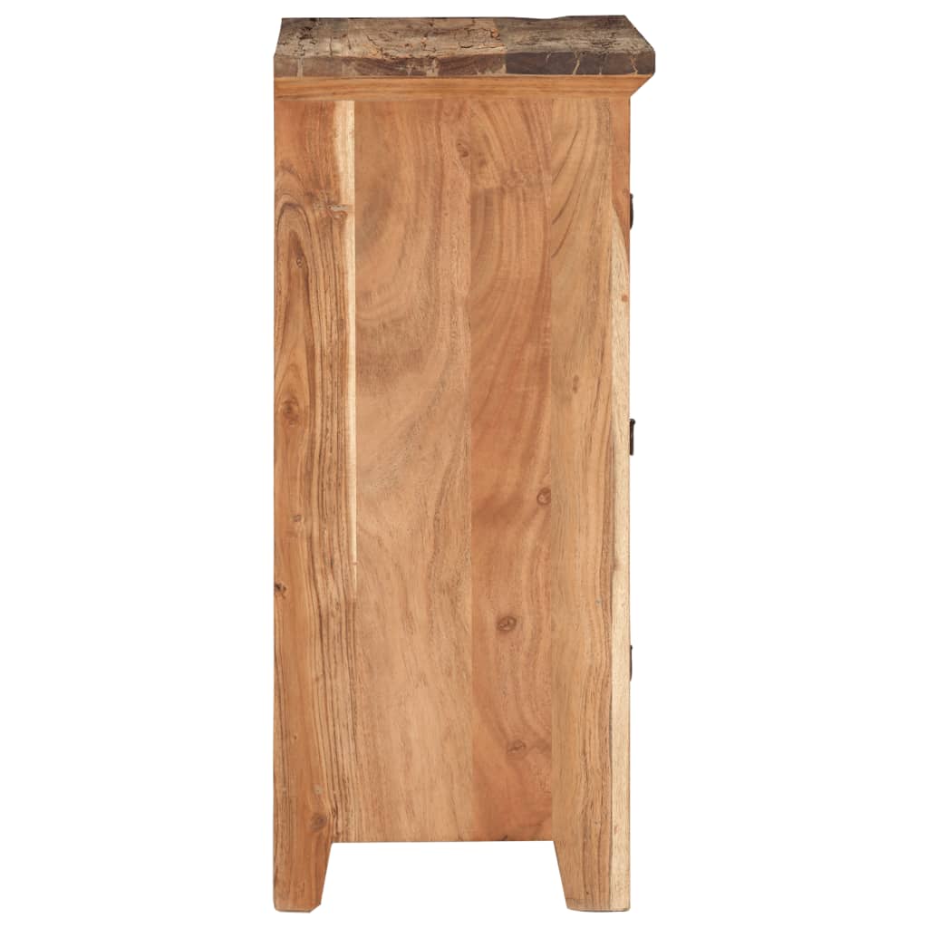 Armoire latérale 55x33x75 cm bois massif d'acacia - XIOS