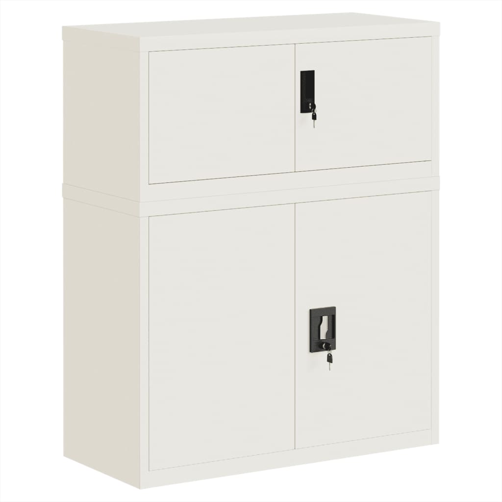 Classeur blanc 90x40x110 cm acier - XIOS