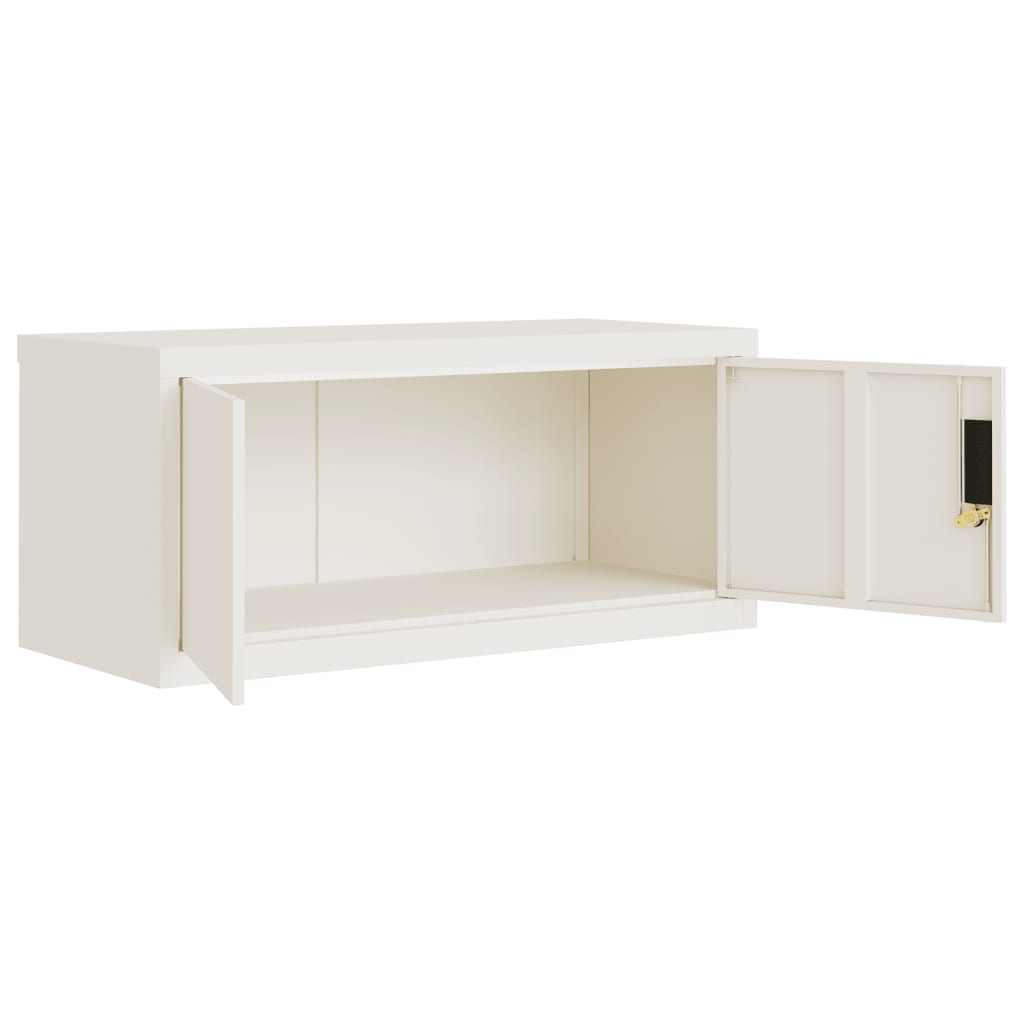 Classeur blanc 90x40x110 cm acier - XIOS