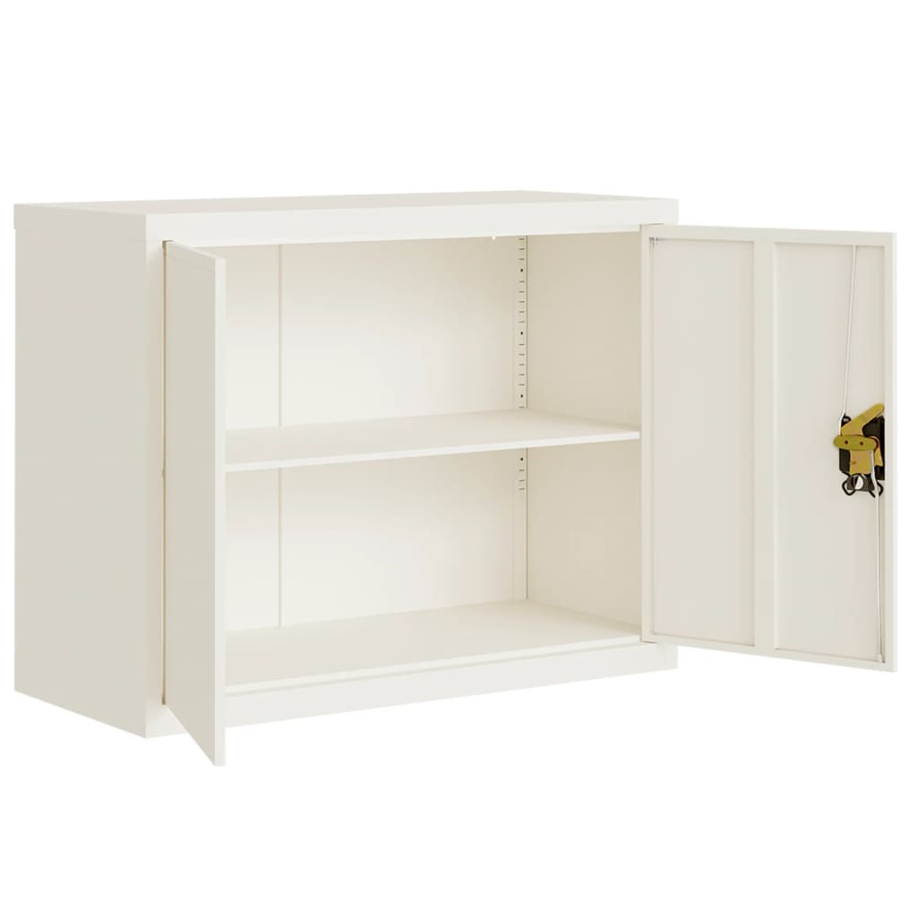 Classeur blanc 90x40x110 cm acier - XIOS