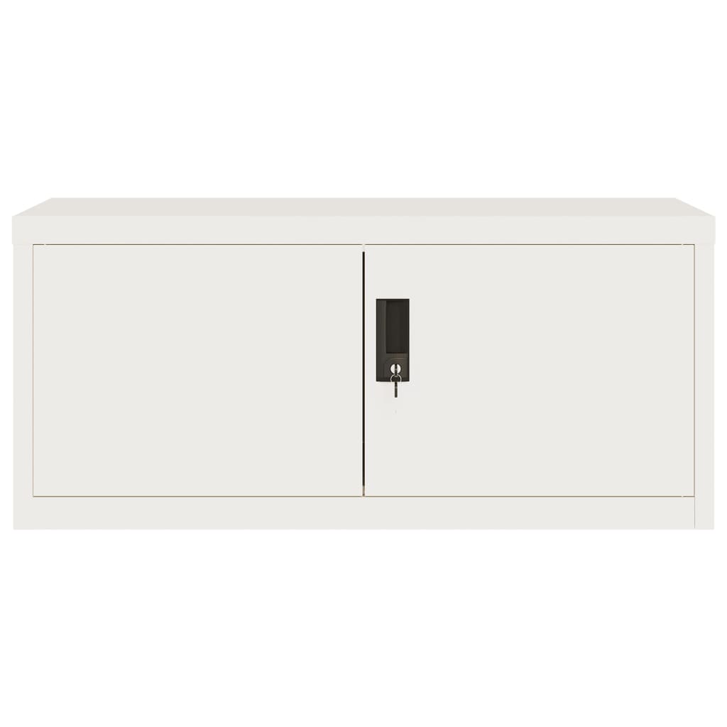 Classeur blanc 90x40x145 cm acier - XIOS