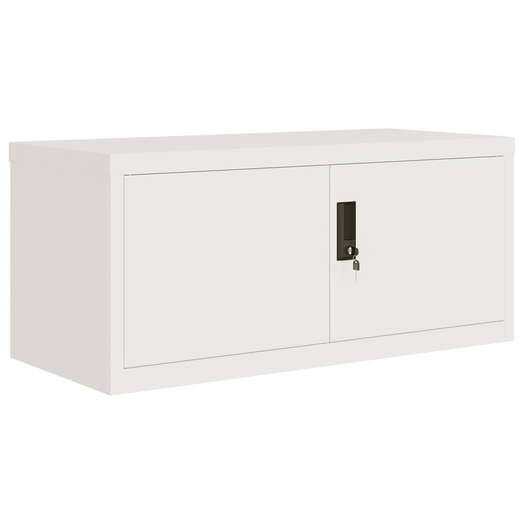 Classeur blanc 90x40x180 cm acier - XIOS
