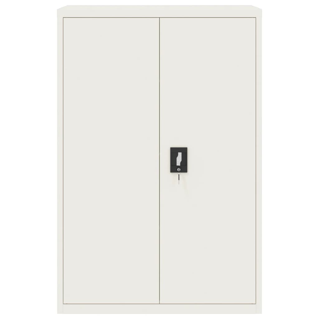 Classeur blanc 90x40x180 cm acier