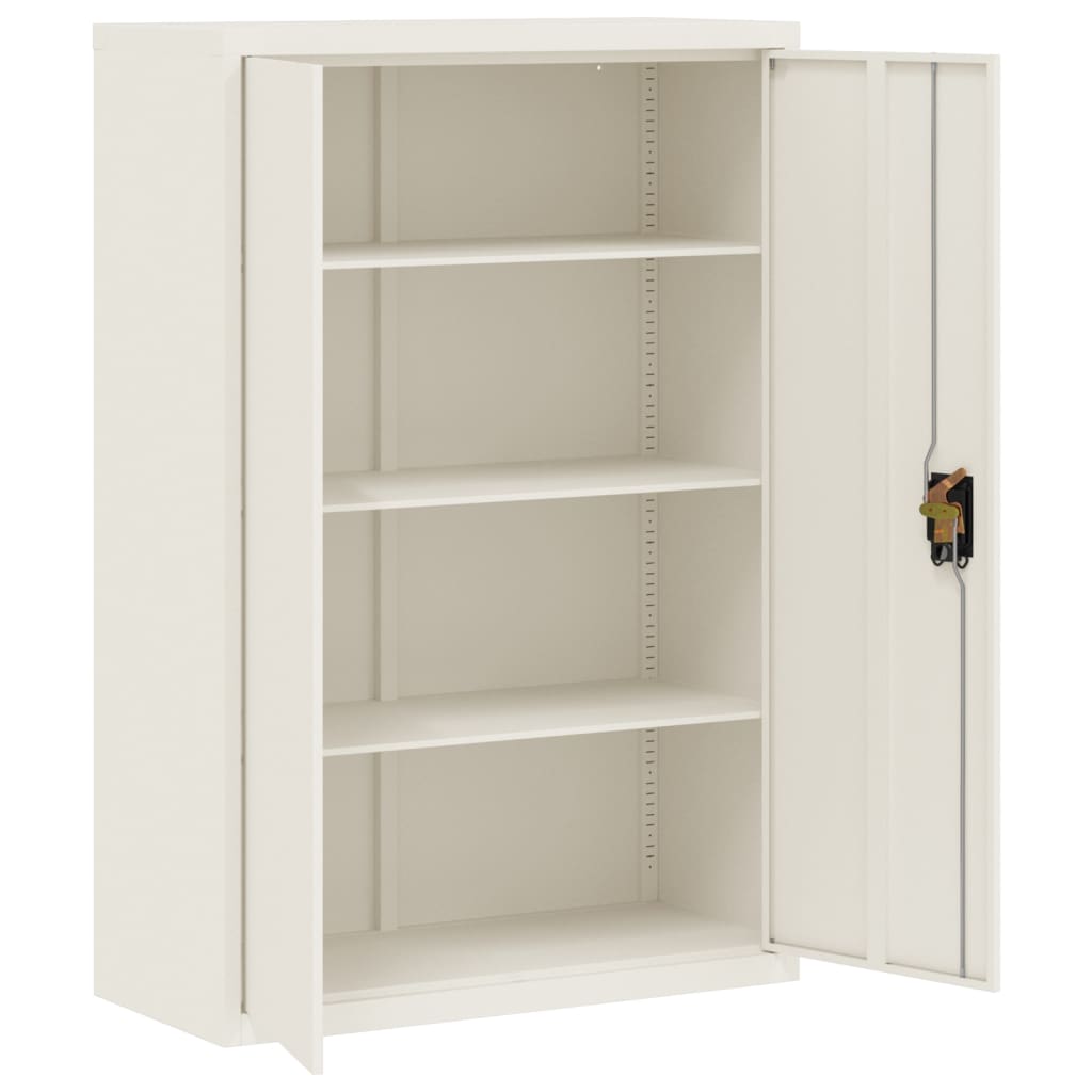 Classeur blanc 90x40x180 cm acier