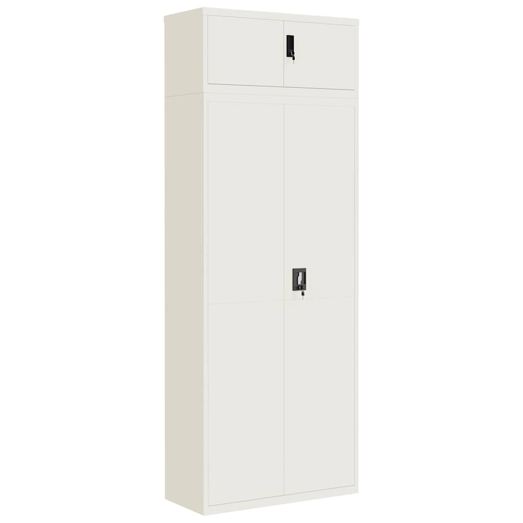 Classeur blanc 90x40x240 cm acier - XIOS