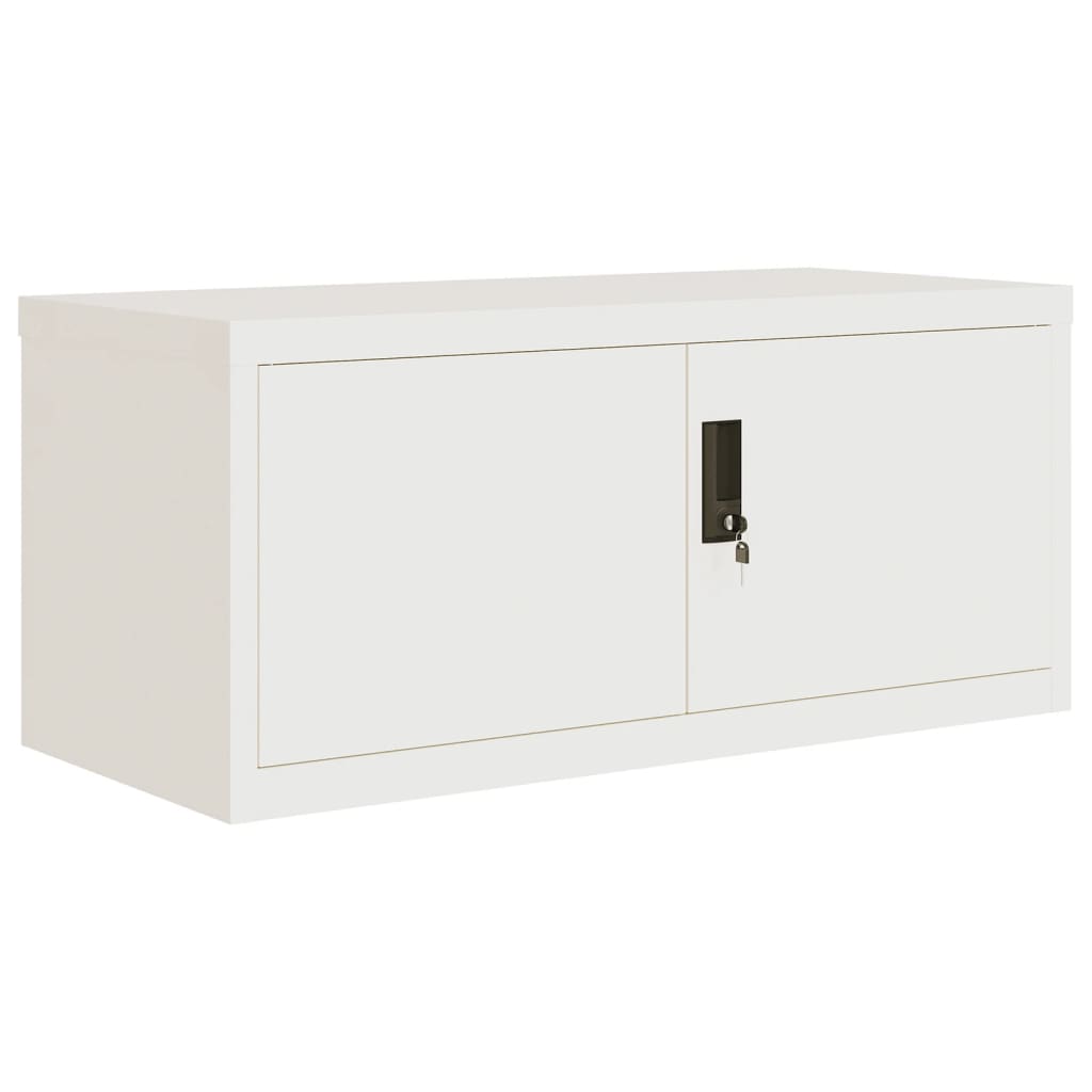 Classeur blanc 90x40x240 cm acier - XIOS