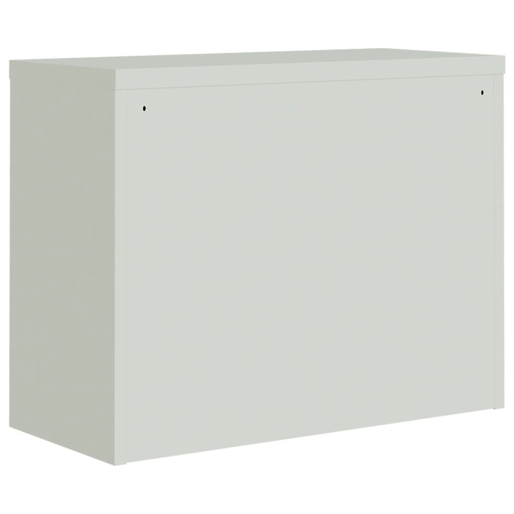 Classeur gris clair 90x40x110 cm acier - XIOS