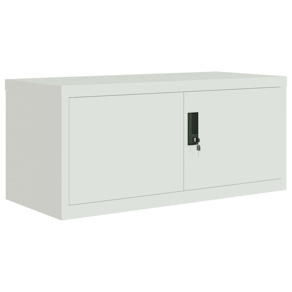 Classeur gris clair 90x40x145 cm acier - XIOS