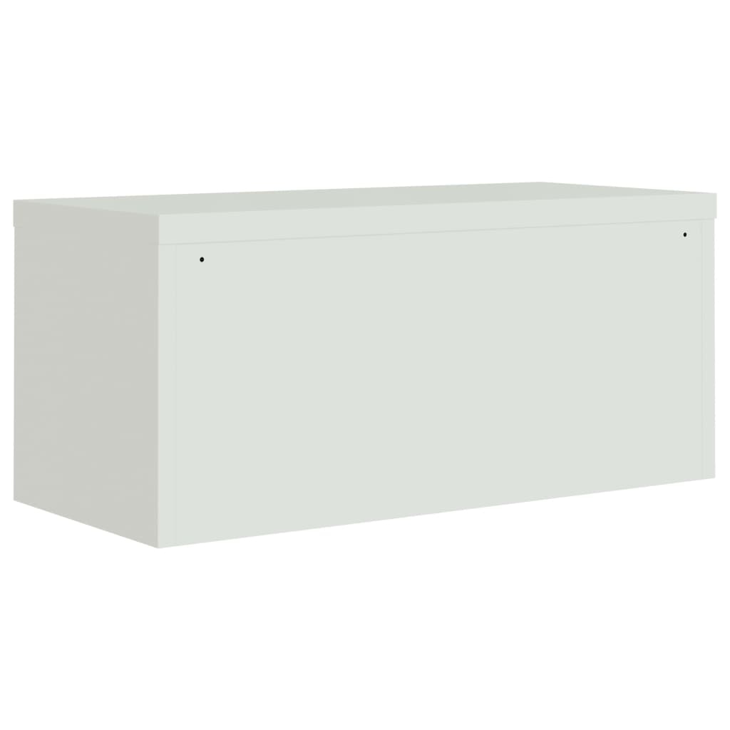 Classeur gris clair 90x40x145 cm acier - XIOS