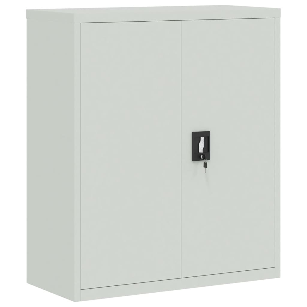 Classeur gris clair 90x40x145 cm acier - XIOS