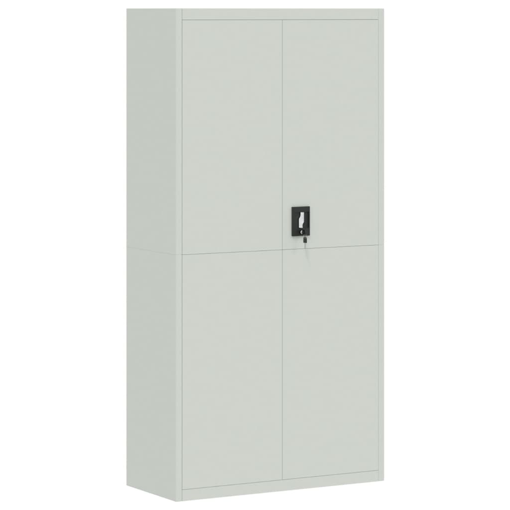 Classeur gris clair 90x40x220 cm acier - XIOS