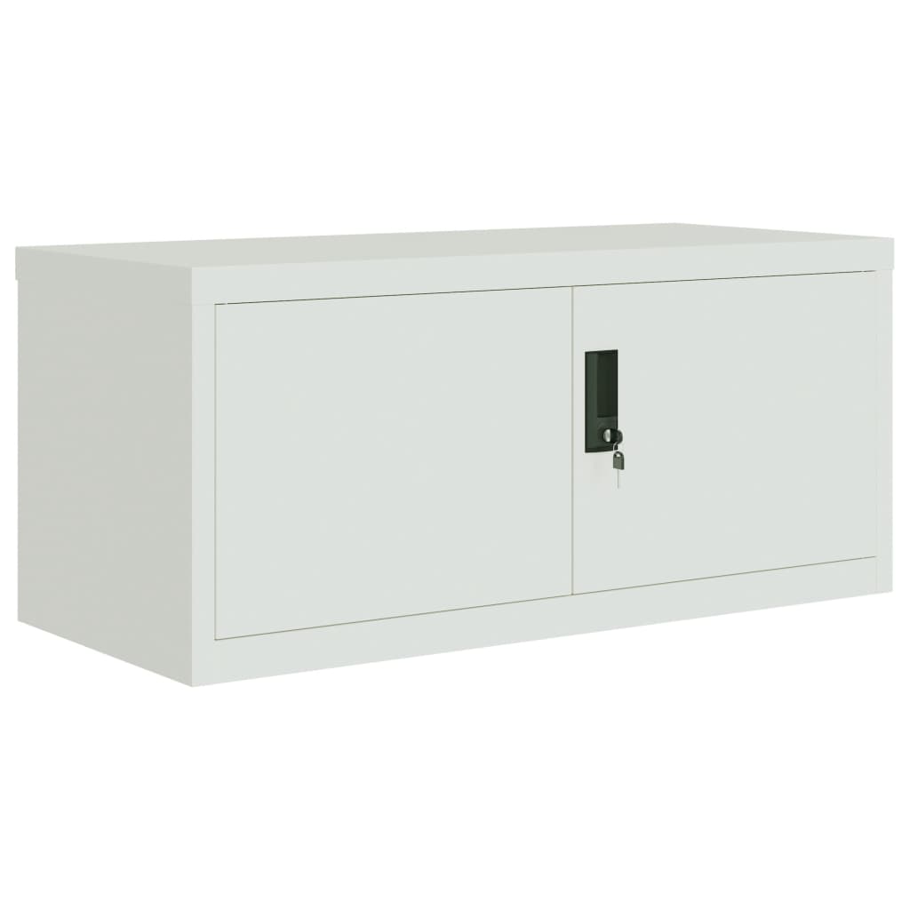 Classeur gris clair 90x40x240 cm acier - XIOS