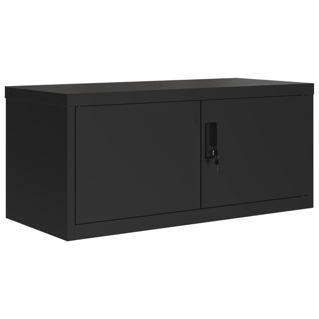 Classeur noir 90x40x110 cm acier