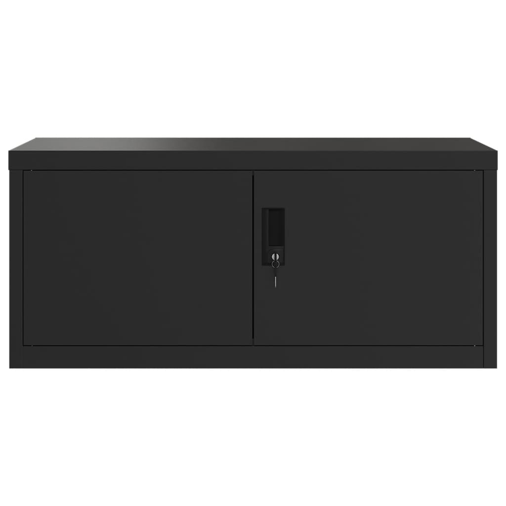 Classeur noir 90x40x130 cm acier - XIOS