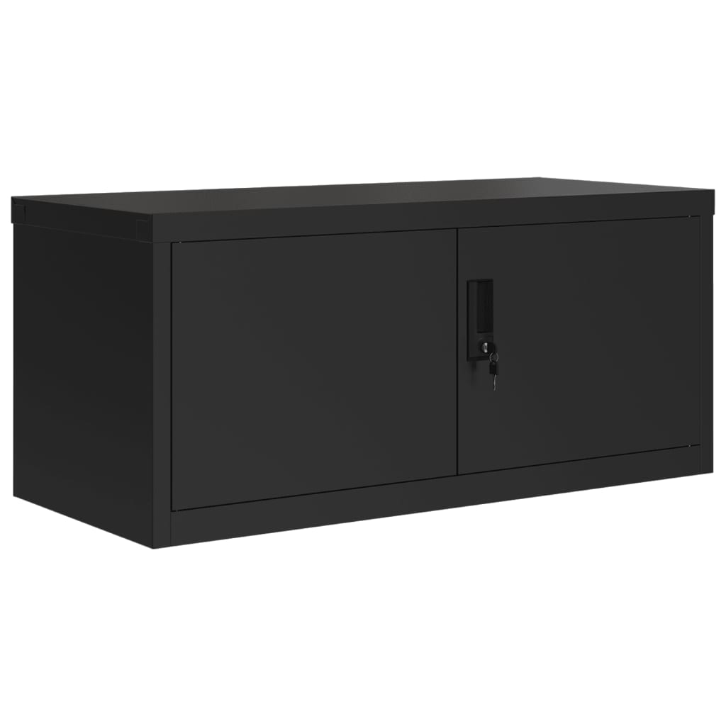 Classeur noir 90x40x240 cm acier - XIOS