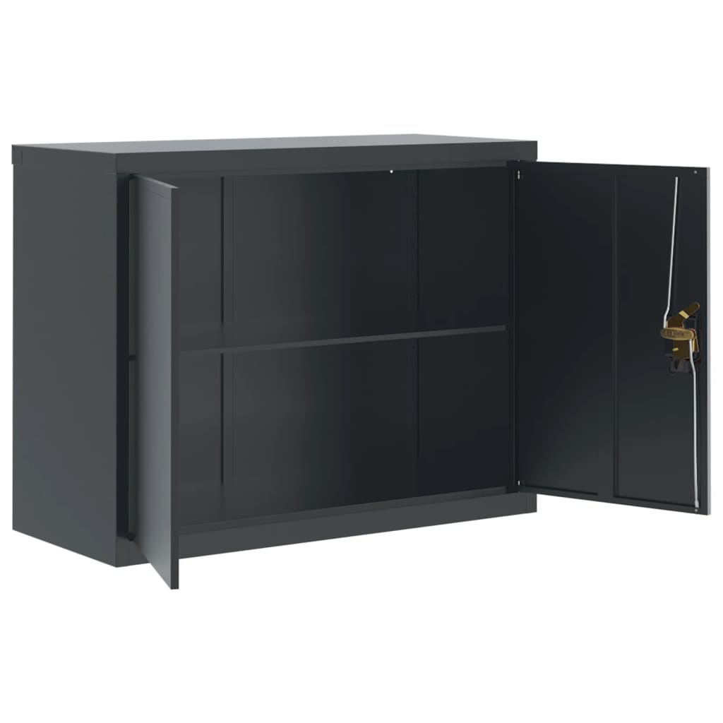 Classeur anthracite 90x40x110 cm acier - XIOS
