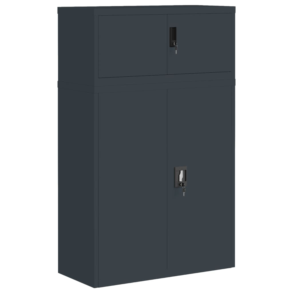 Classeur anthracite 90x40x145 cm acier - XIOS
