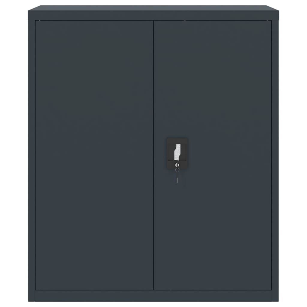 Classeur anthracite 90x40x145 cm acier - XIOS