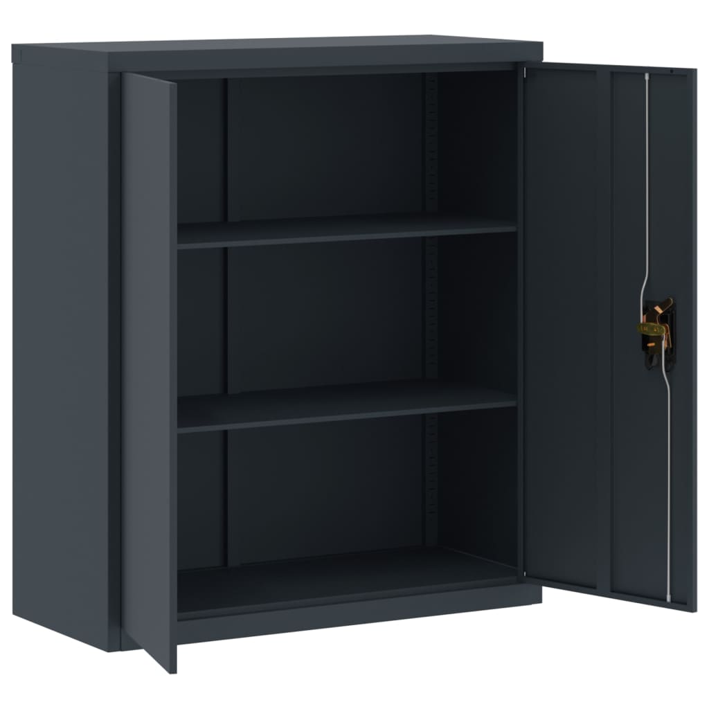 Classeur anthracite 90x40x145 cm acier - XIOS