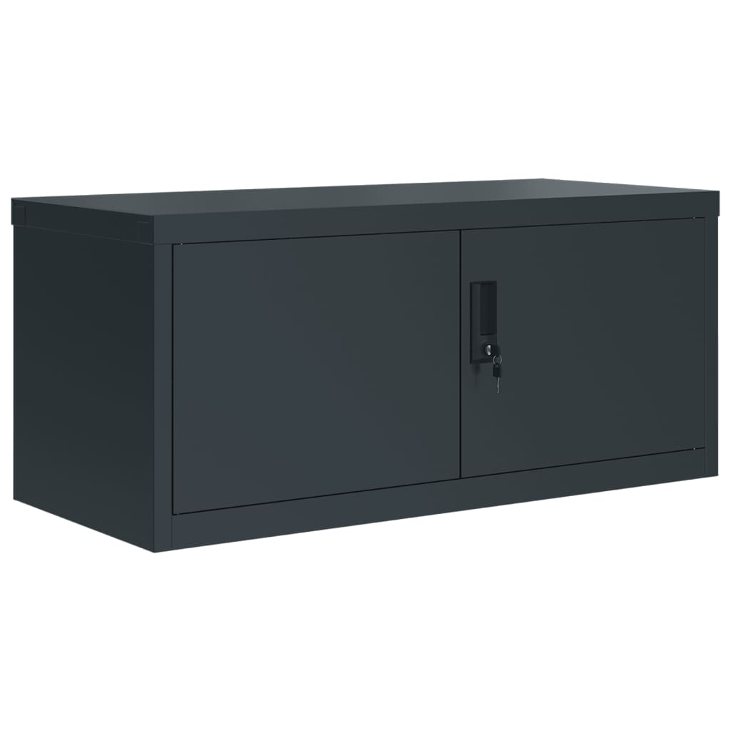 Classeur anthracite 90x40x240 cm acier - XIOS