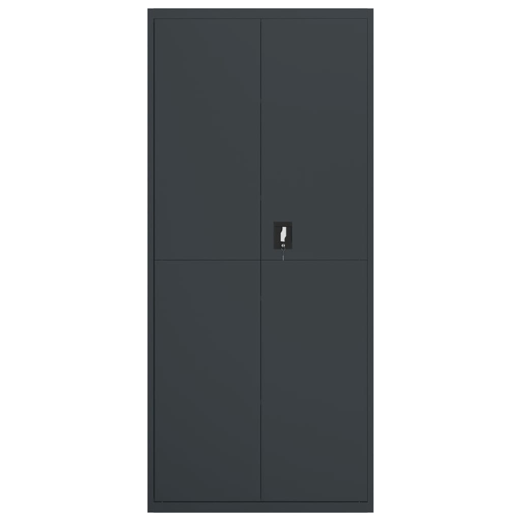 Classeur anthracite 90x40x240 cm acier - XIOS