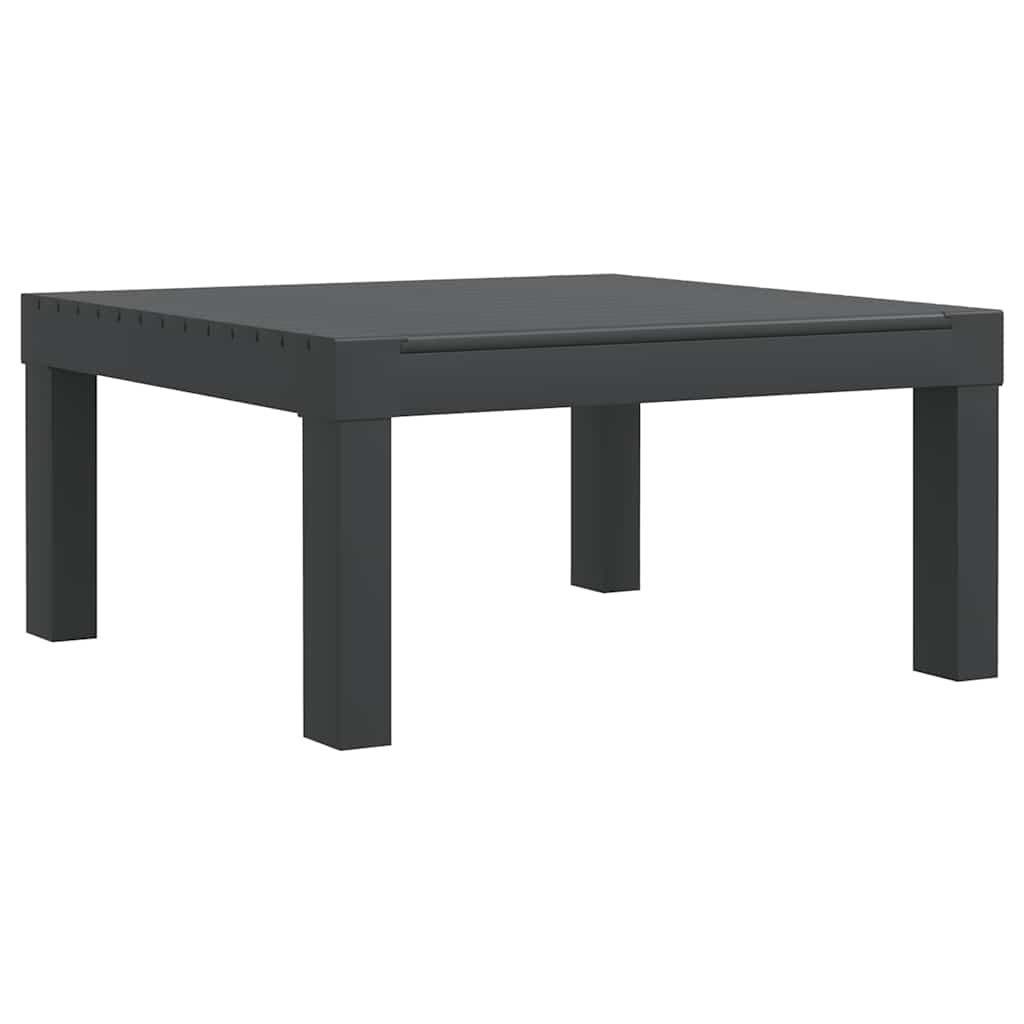Chaise longue avec coussins anthracite PP - XIOS