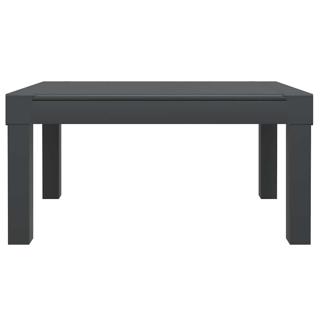 Chaise longue avec coussins anthracite PP - XIOS