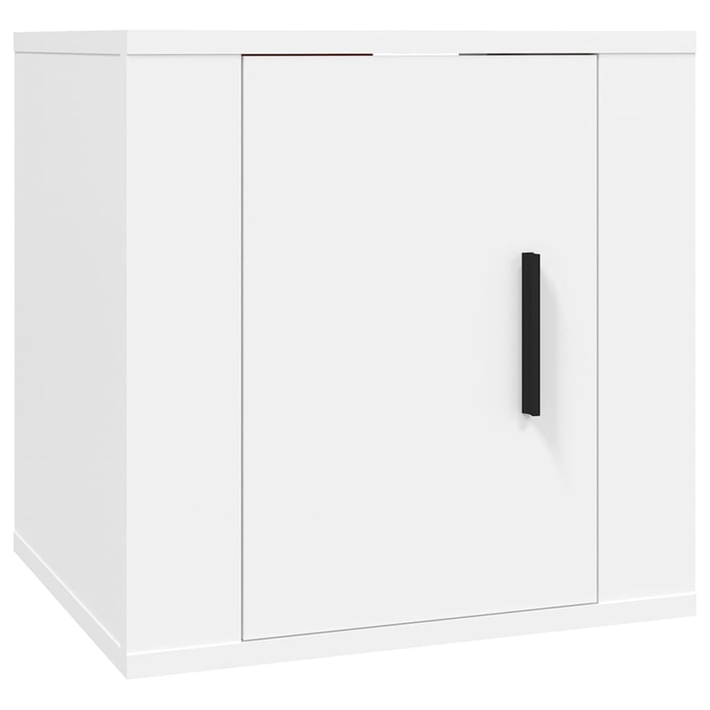 Ensemble de meubles TV 2 pcs Blanc Bois d'ingénierie - XIOS