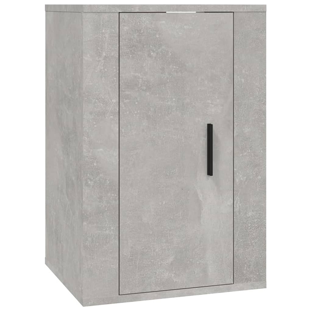 Ensemble de meubles TV 2 pcs gris béton bois d'ingénierie - XIOS