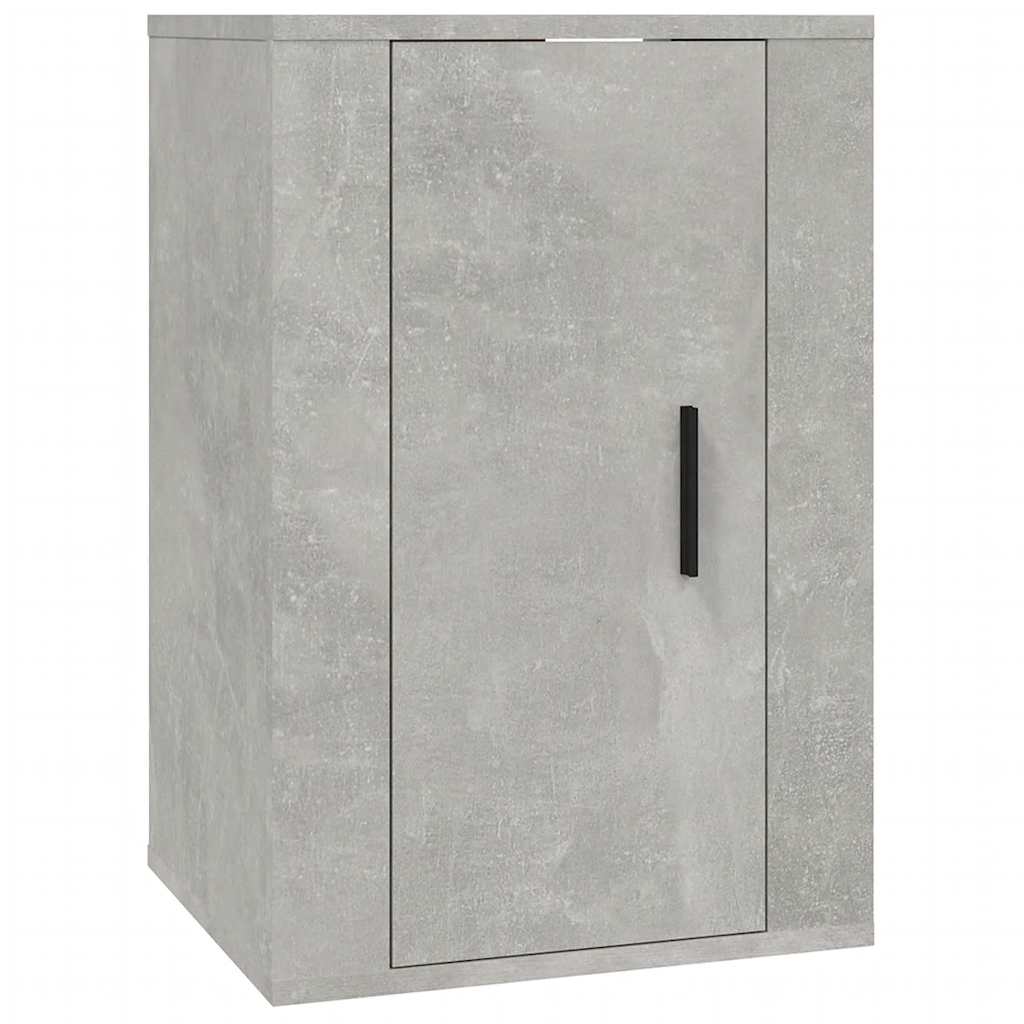 Ensemble de meubles TV 4 pcs Gris béton Bois d'ingénierie - XIOS
