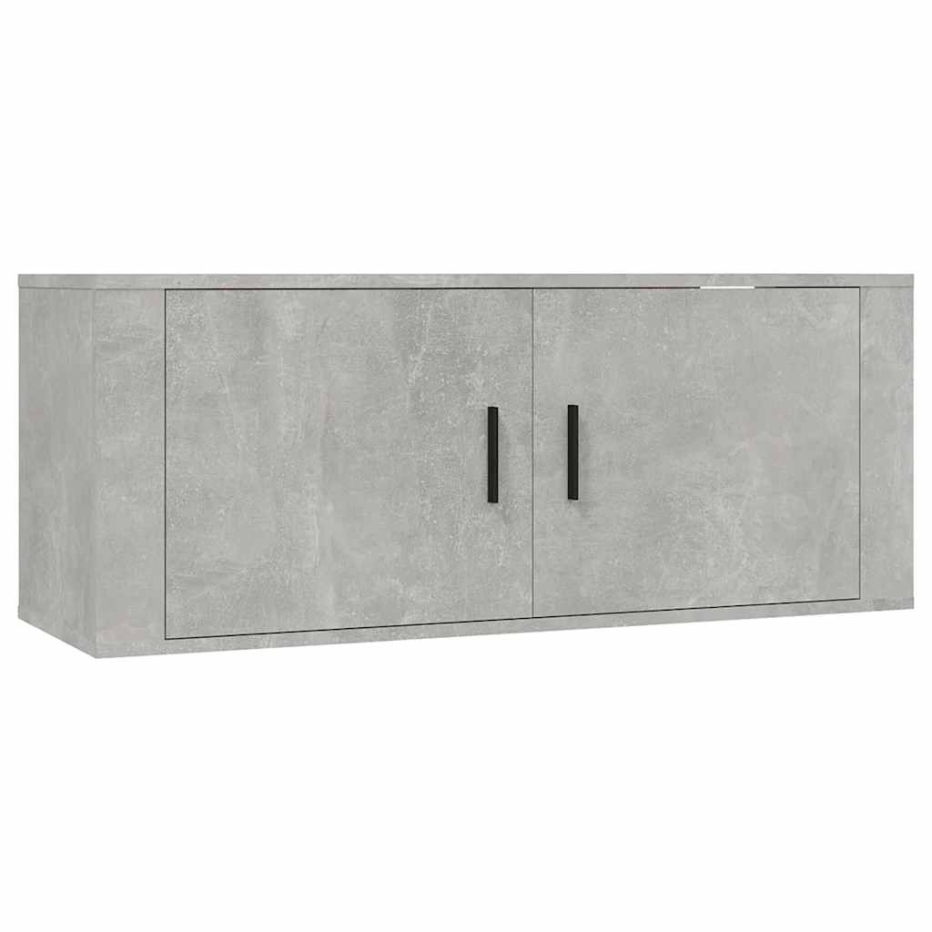 Ensemble de meubles TV 8 pcs Gris béton Bois d'ingénierie - XIOS