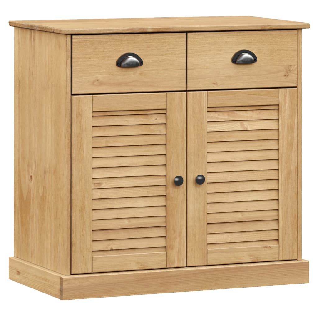 Buffet haut VIGO 78x40x175 cm bois massif de pin - XIOS
