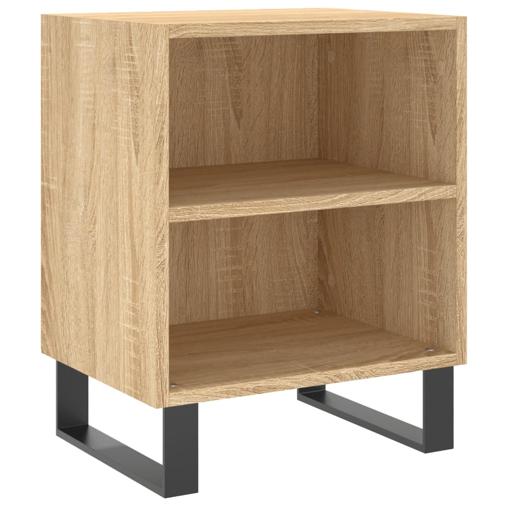 Tables de chevet 2pcs chêne sonoma 40x30x50cm bois d'ingénierie - XIOS