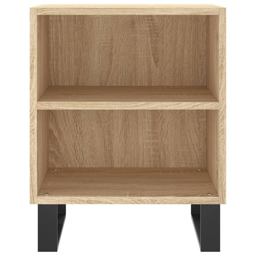 Tables de chevet 2pcs chêne sonoma 40x30x50cm bois d'ingénierie - XIOS