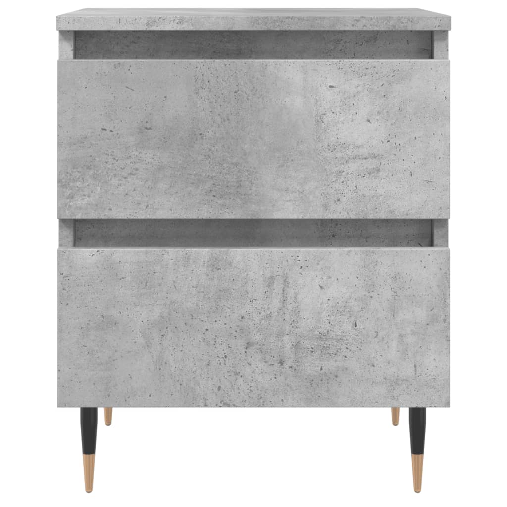 Table de chevet gris béton 40x35x50 cm bois d’ingénierie - XIOS