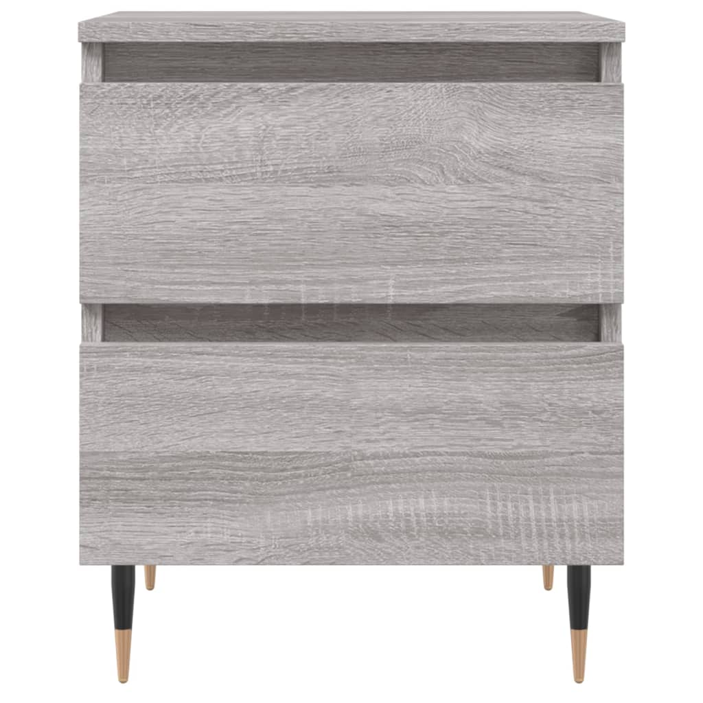 Table de chevet sonoma gris 40x35x50 cm bois d’ingénierie - XIOS