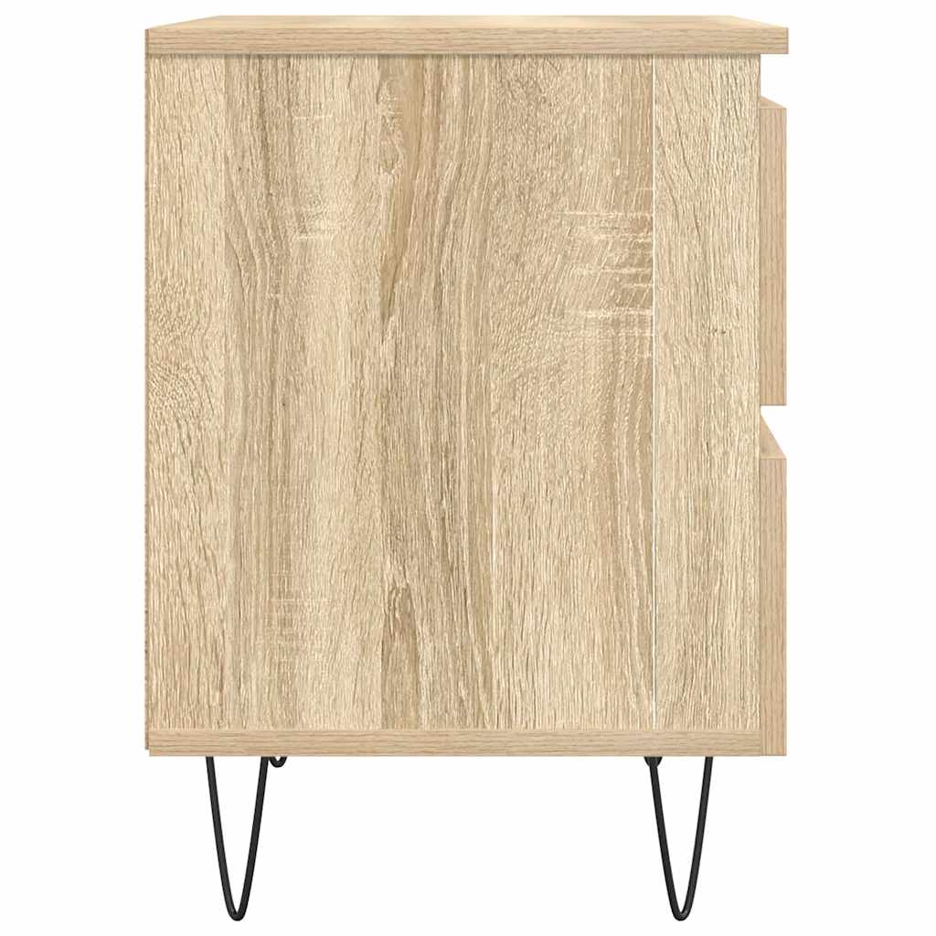 Table de chevet chêne sonoma 40x35x50 cm bois d’ingénierie - XIOS